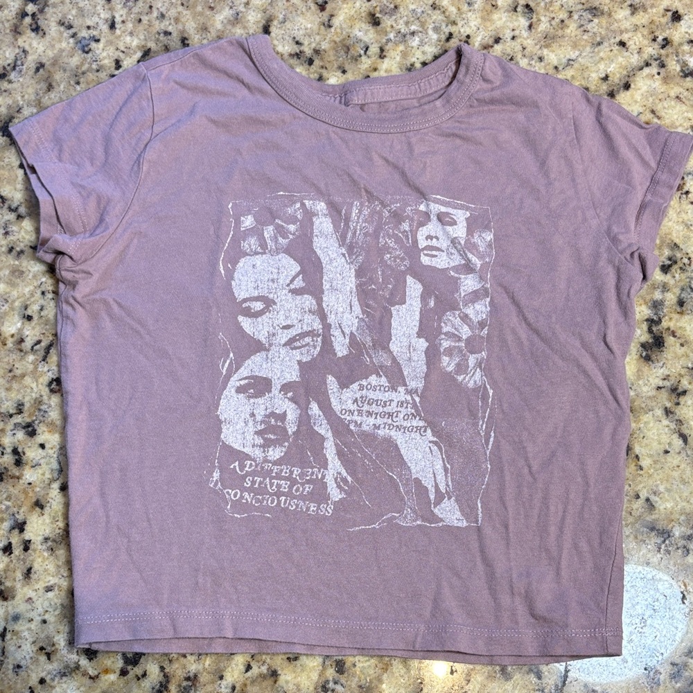 Hollister Dusty Purple Cotton Tee